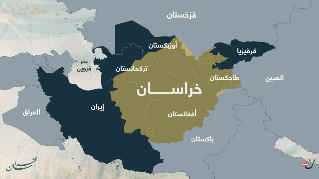 مراجعة كتاب: دور الدهاقين في الإدارة المالية لخراسان تأليف: حميد مرعي 7 موضع خراسان في الخريطة